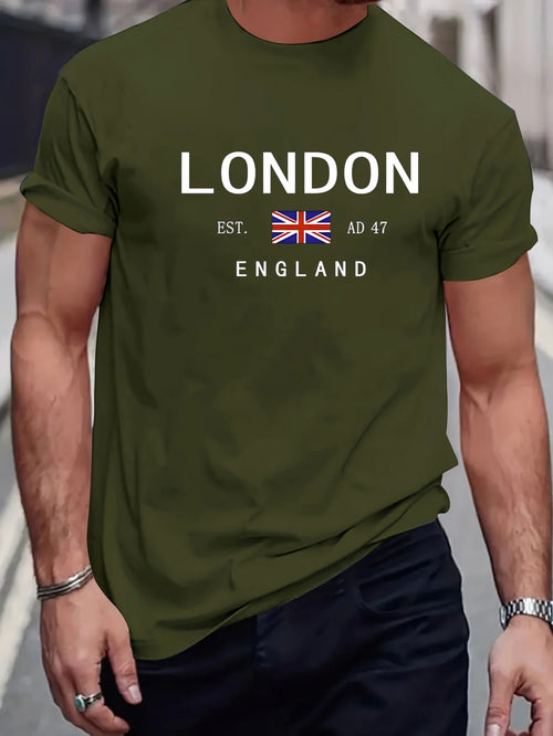 Summer men's 100% pure cotton casual loose plus size London England