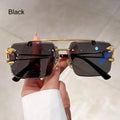 Cheetah Sun Glasses Shades Double Bridge Gradient UV400 Eyewear