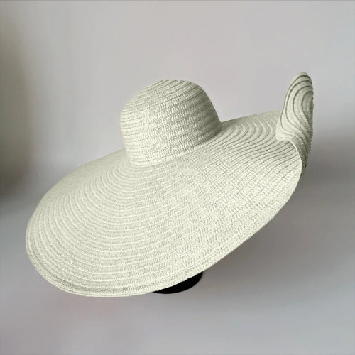 Oversized Beach Straw Hats for Women Floppy Extra Large Sun Visor Hat