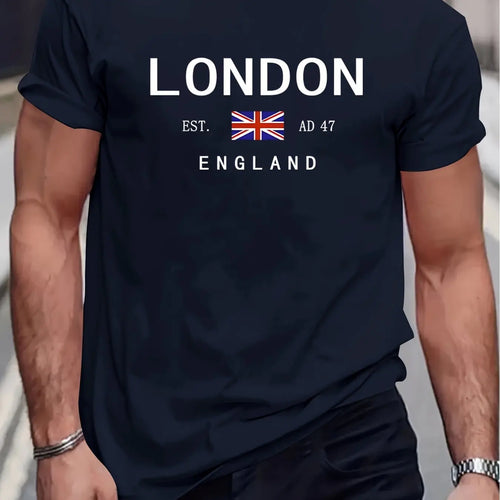 Summer men's 100% pure cotton casual loose plus size London England