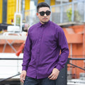 Plus Size 12XL 10XL Men's Shirts Long Sleeves Work Formal Shirt