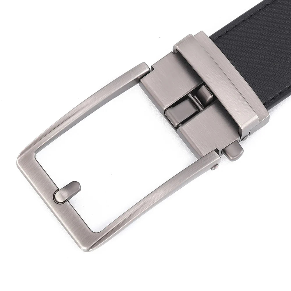 Men Luxury Buckle Genuine Leather Belt