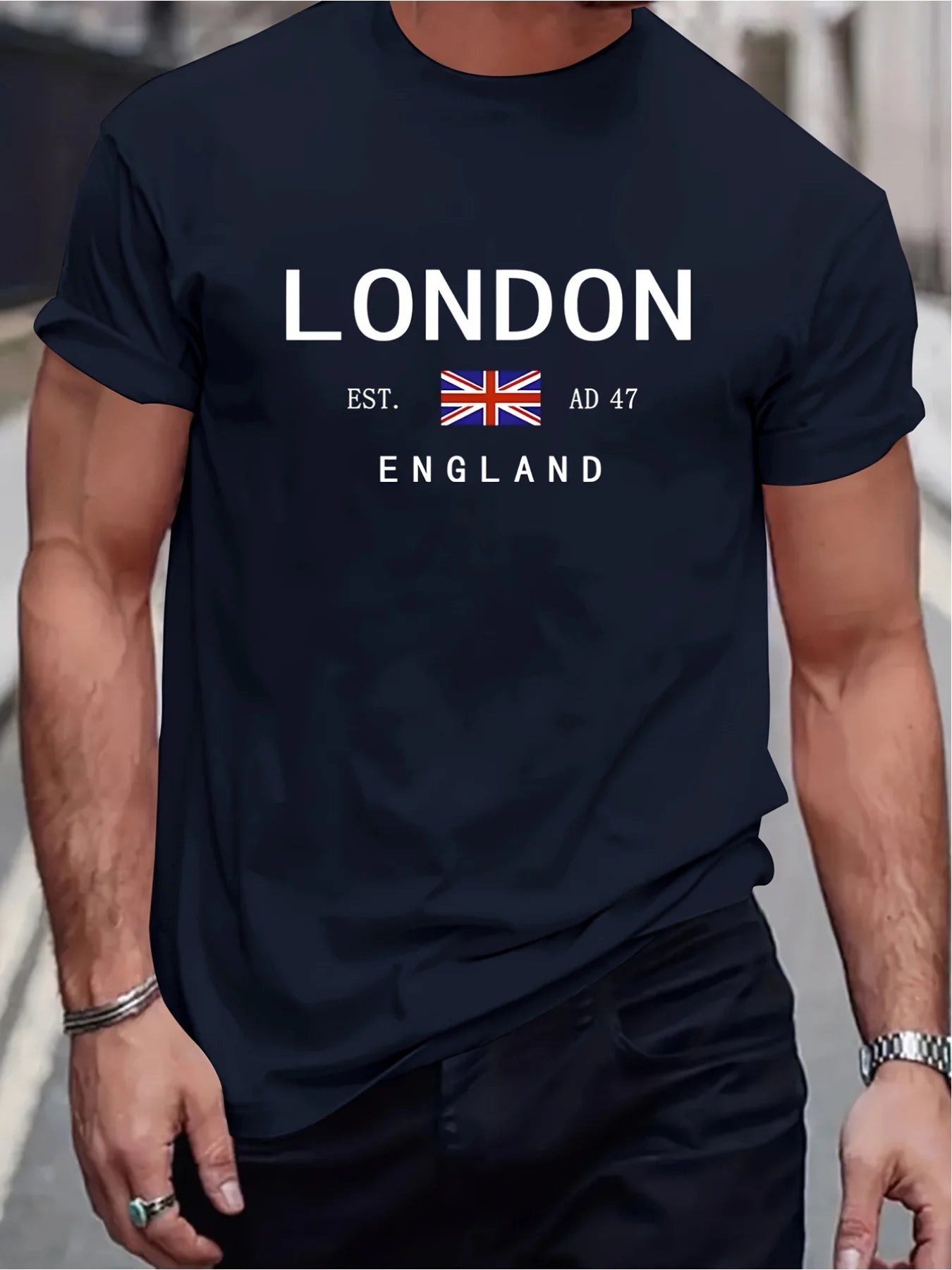 Summer men's 100% pure cotton casual loose plus size London England