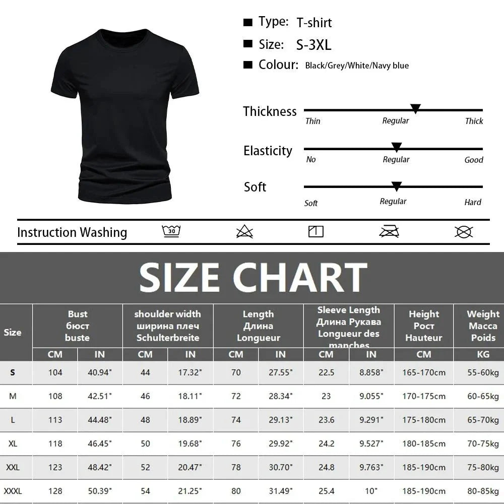 Mandotos Cotton T Shirts Pack Of Five Short Sleeve O Neck Casual Basic Oversize For Men And Women
