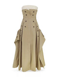 Audacious Strapless Belted Maxi Dress