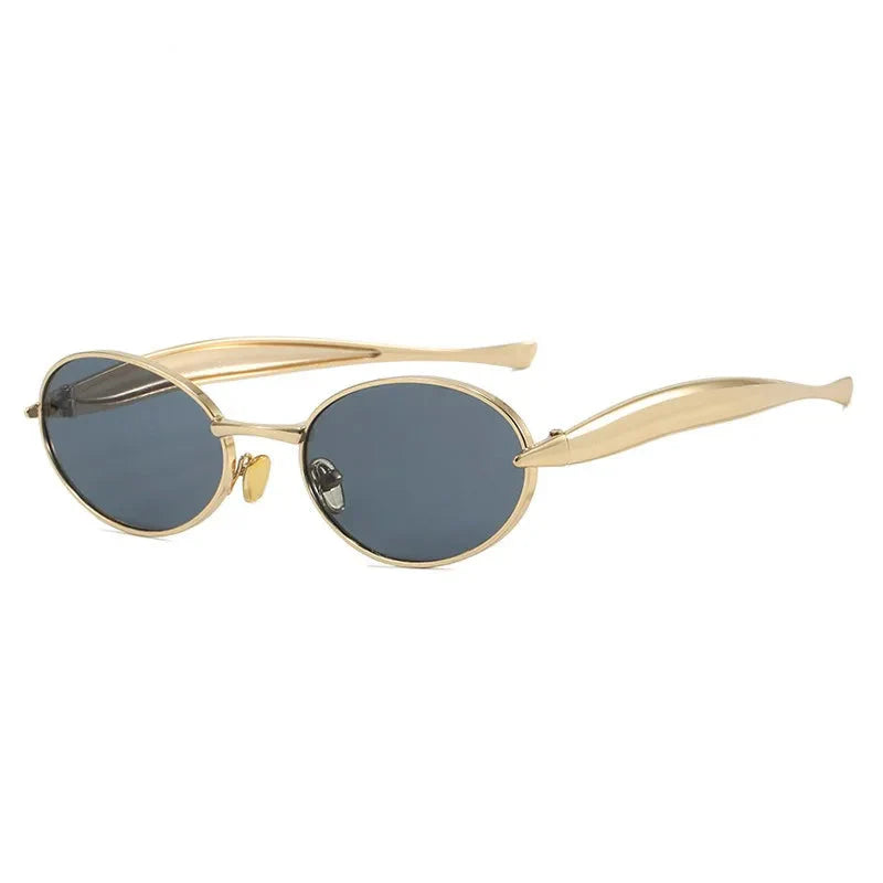 Fearless Gold Oversized Sunglasses