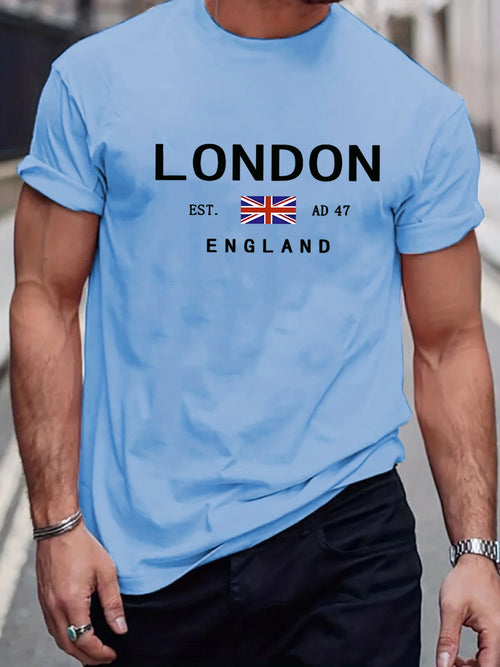 Summer men's 100% pure cotton casual loose plus size London England