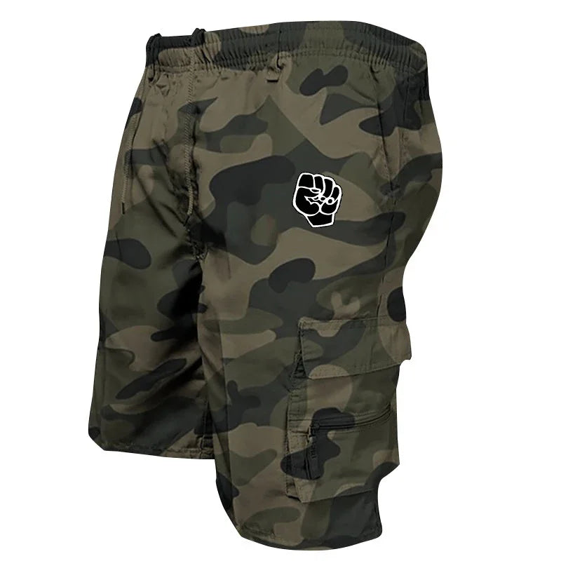 Men's Cargo Shorts Bermuda Cotton Multi-pocket Casual Outdoor Short Pants