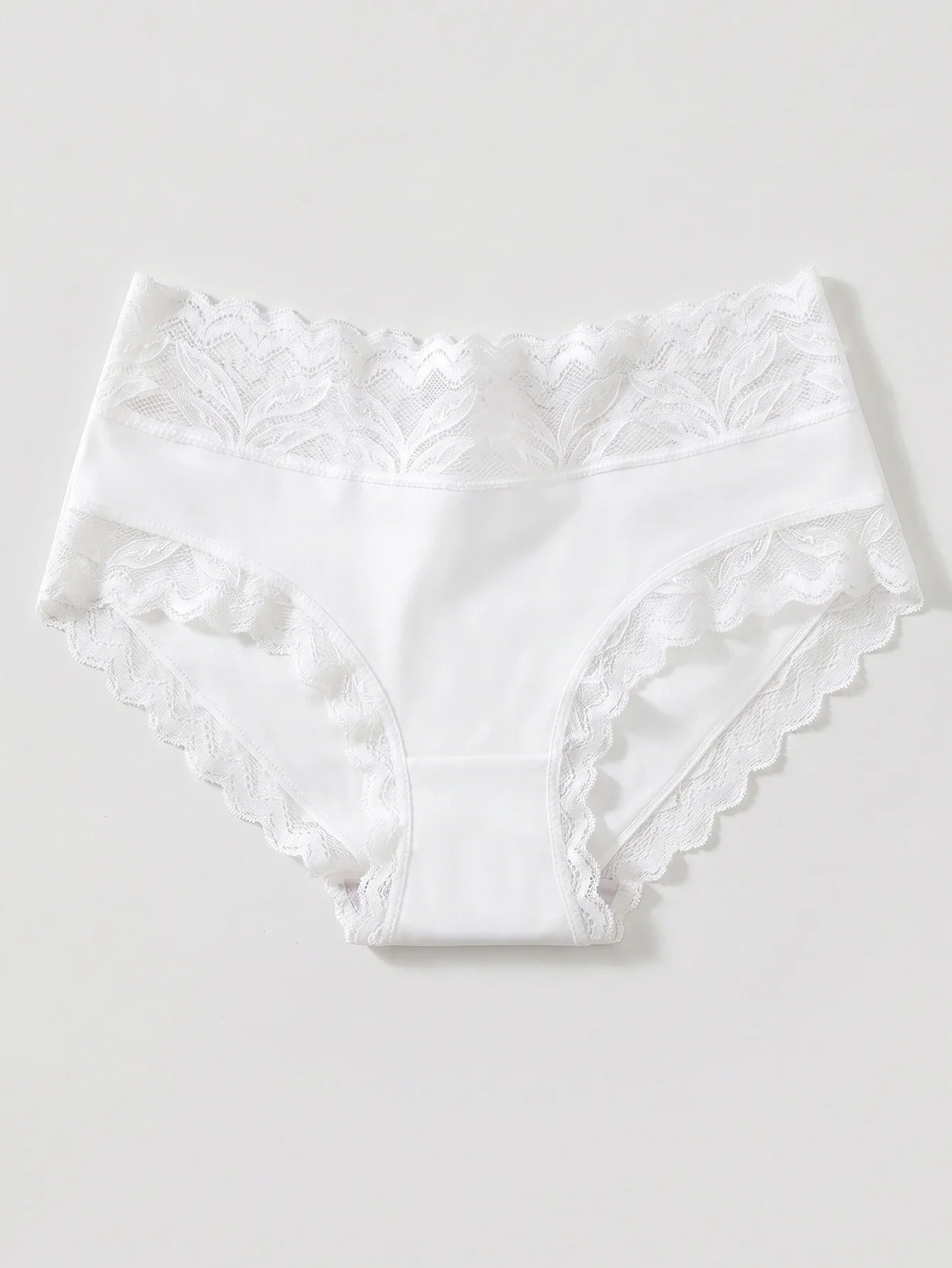 3PCS/Set Women's Sexy Lace Panties High Waist Hollow Out Briefs Breathable Underwear Female Elastic Soft Lingerie XS-XXL