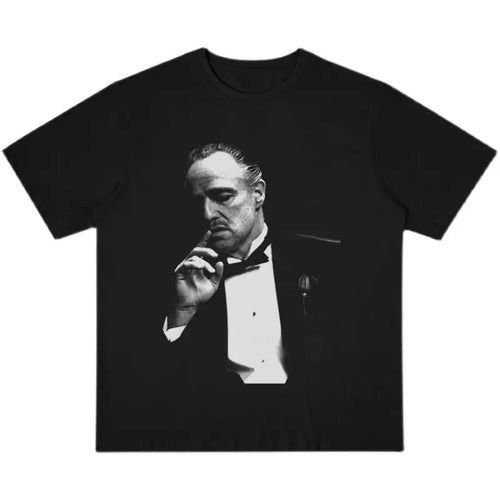 2026 New Godfather Corleone Vintage Street Graphic Print Men's and