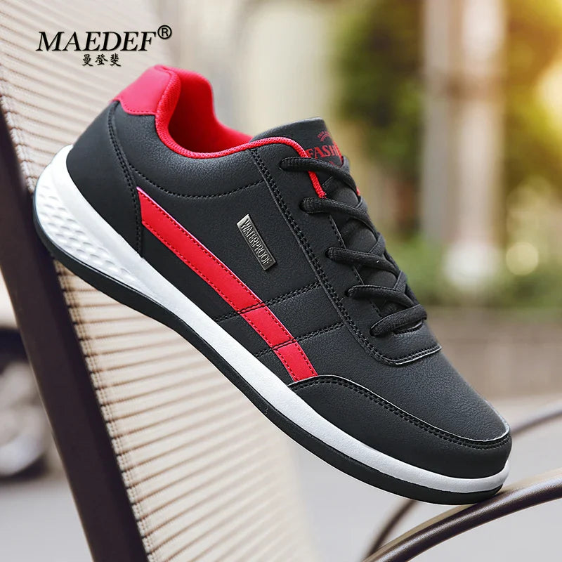 Men's Leather Waterproof Casual Comfortable shoes