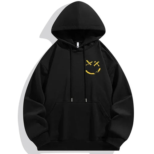 Plus Size Men Hoodies Sweatshirt Autumn Winter Long Sleeve Pullover
