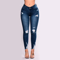 Women's Skinny Ripped Jeans - Slim Denim Pants Women's Jeans