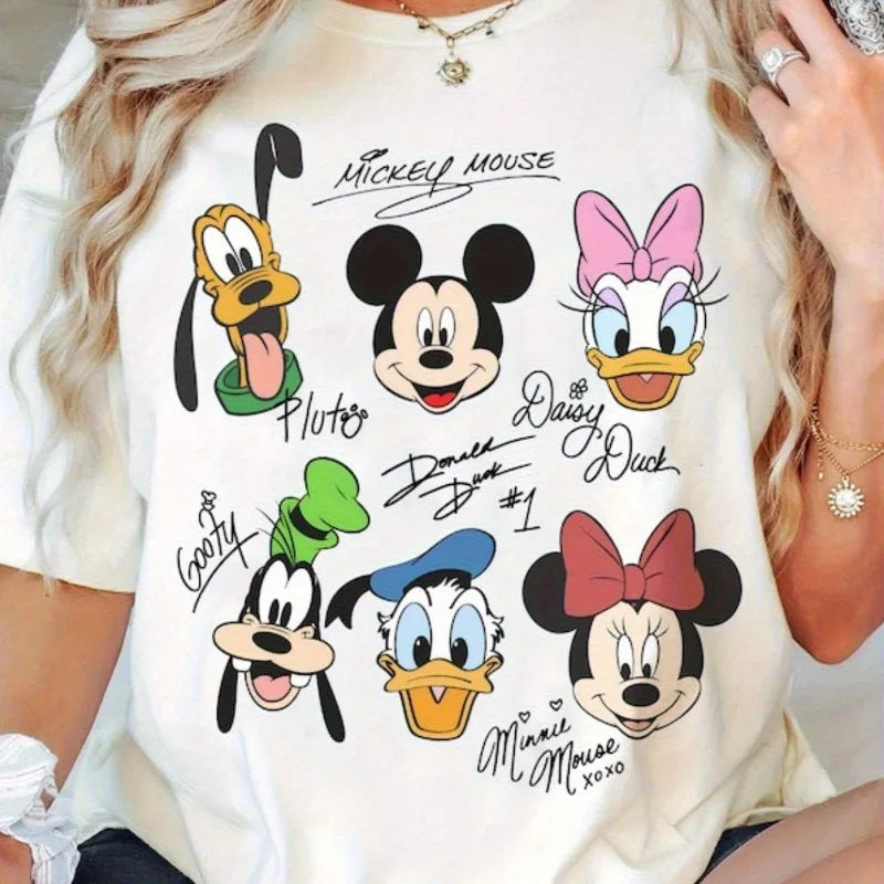 Summer New Women's Plus Size T-shirt Casual Loose Short Sleeved