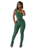 Cargo Pants with Pockets Set