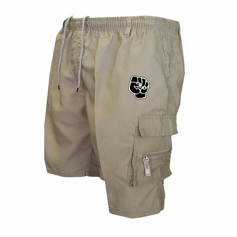 Men's Cargo Shorts Bermuda Cotton Multi-pocket Casual Outdoor Short Pants