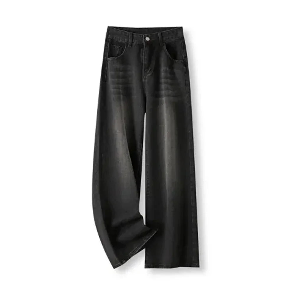 Slimming High-waisted Jeans For Women Pear-shaped Loose-fit