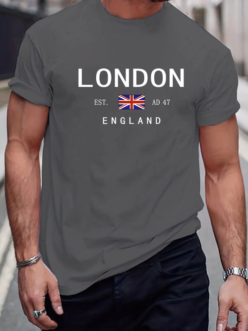 Summer men's 100% pure cotton casual loose plus size London England