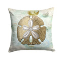 Sand Dollar Throw Pillow - 14x14 Decorative Pillow – Art for Your Home & Patio SB3025PW1414