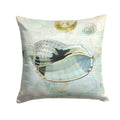 Shells Throw Pillow - 14x14 Decorative Pillow – Art for Your Home & Patio SB3028PW1414
