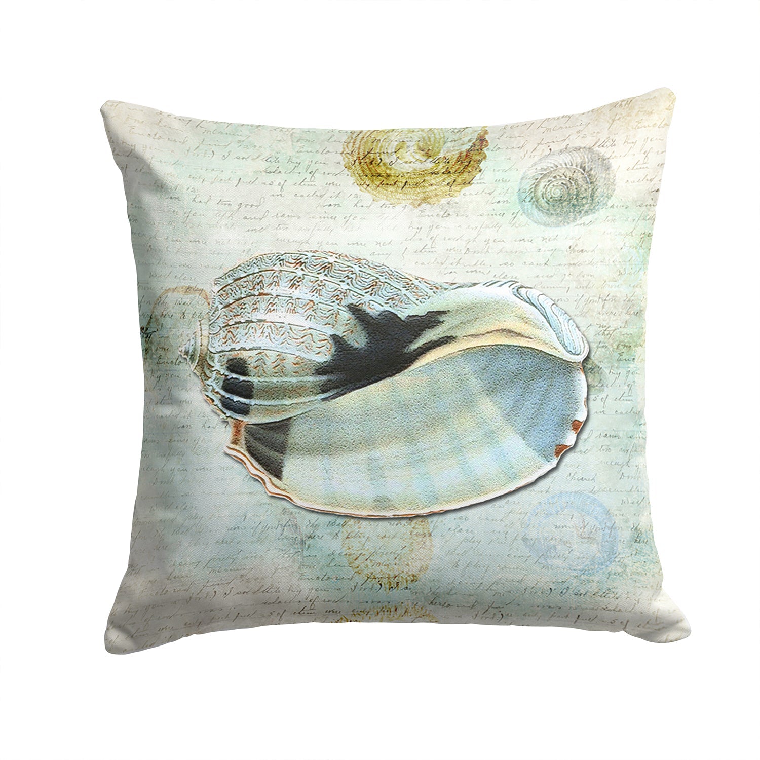 Shells Throw Pillow - 14x14 Decorative Pillow – Art for Your Home & Patio SB3028PW1414