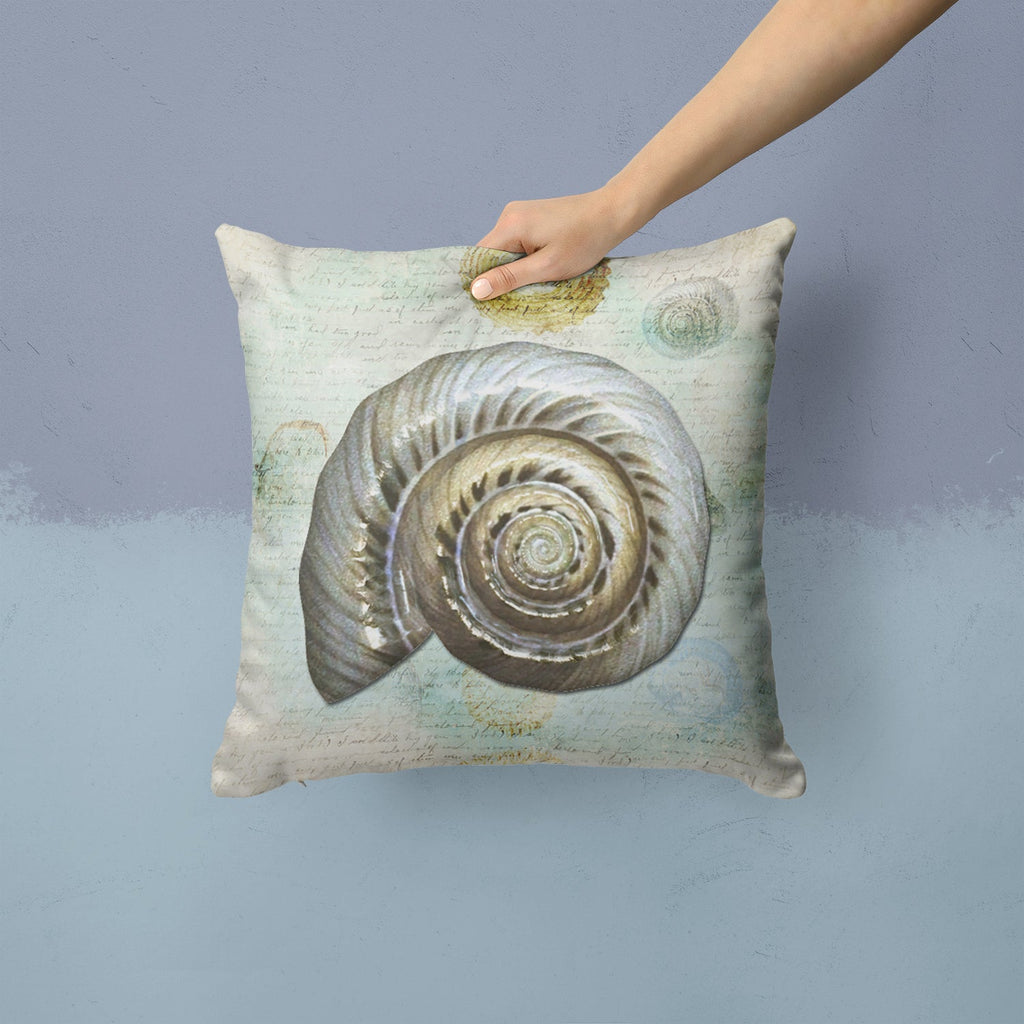 Shells Throw Pillow - 14x14 Decorative Pillow – Art for Your Home & Patio SB3033PW1414