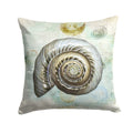 Shells Throw Pillow - 14x14 Decorative Pillow – Art for Your Home & Patio SB3033PW1414