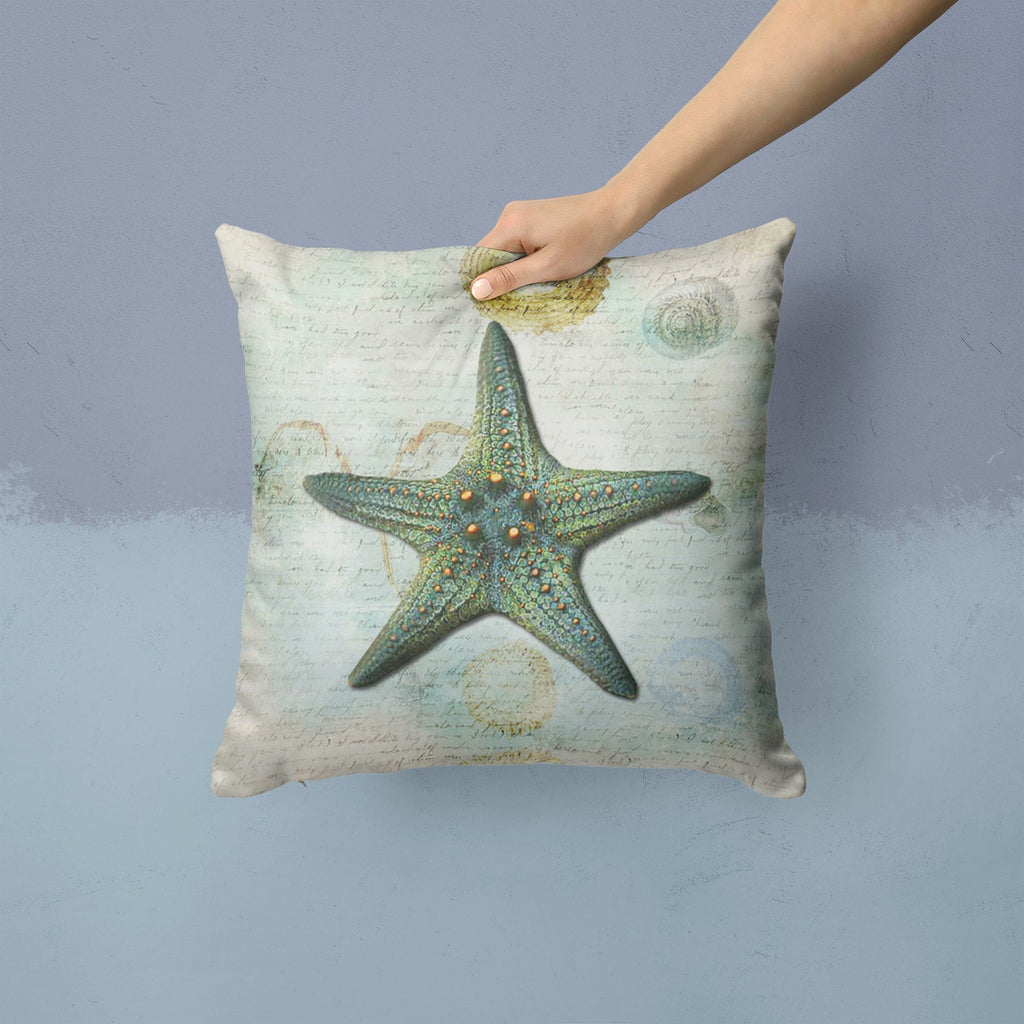 Starfish Throw Pillow - 14x14 Decorative Pillow – Art for Your Home & Patio SB3034PW1414