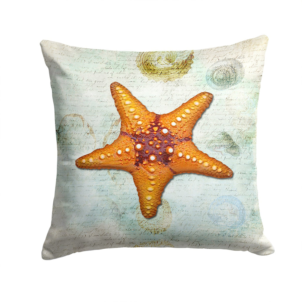 Starfish Throw Pillow - 14x14 Decorative Pillow – Art for Your Home & Patio SB3035PW1414