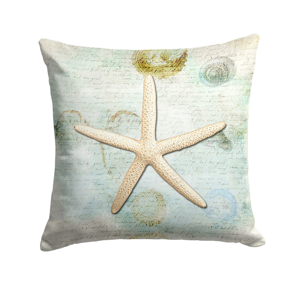 Starfish Throw Pillow - 14x14 Decorative Pillow – Art for Your Home & Patio SB3036PW1414