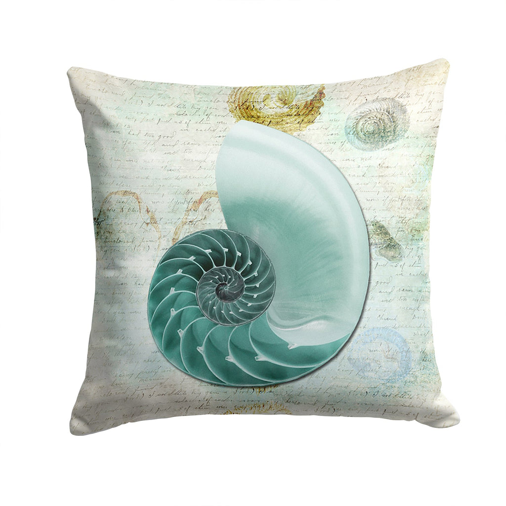Shells Throw Pillow - 14x14 Decorative Pillow – Art for Your Home & Patio SB3037PW1414
