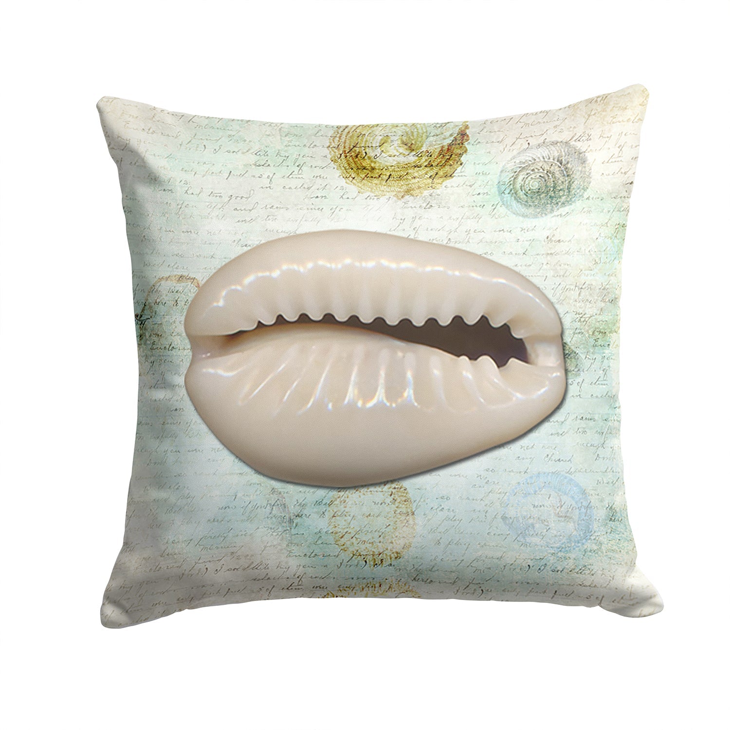 Shells Throw Pillow - 14x14 Decorative Pillow – Art for Your Home & Patio SB3038PW1414