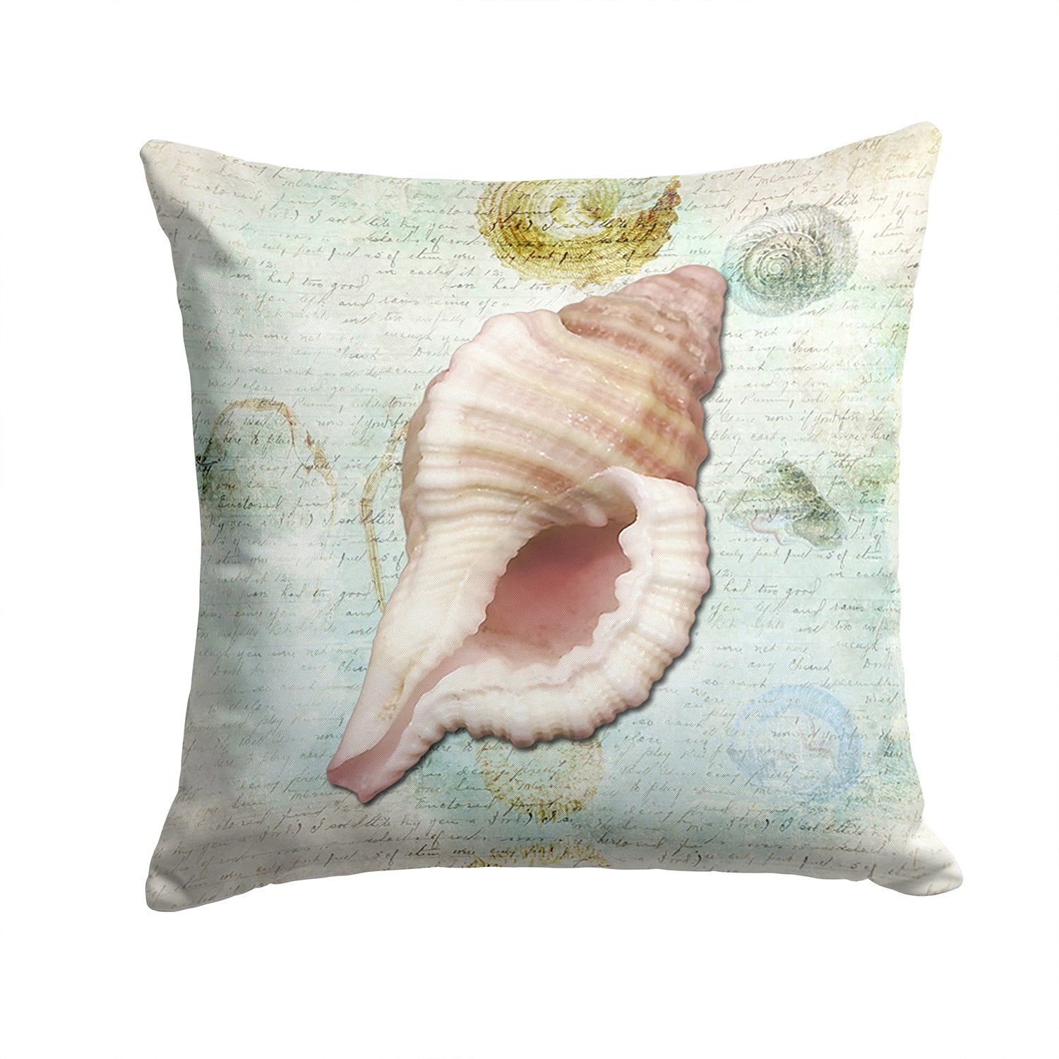 Shells Throw Pillow - 14x14 Decorative Pillow – Art for Your Home & Patio SB3041PW1414