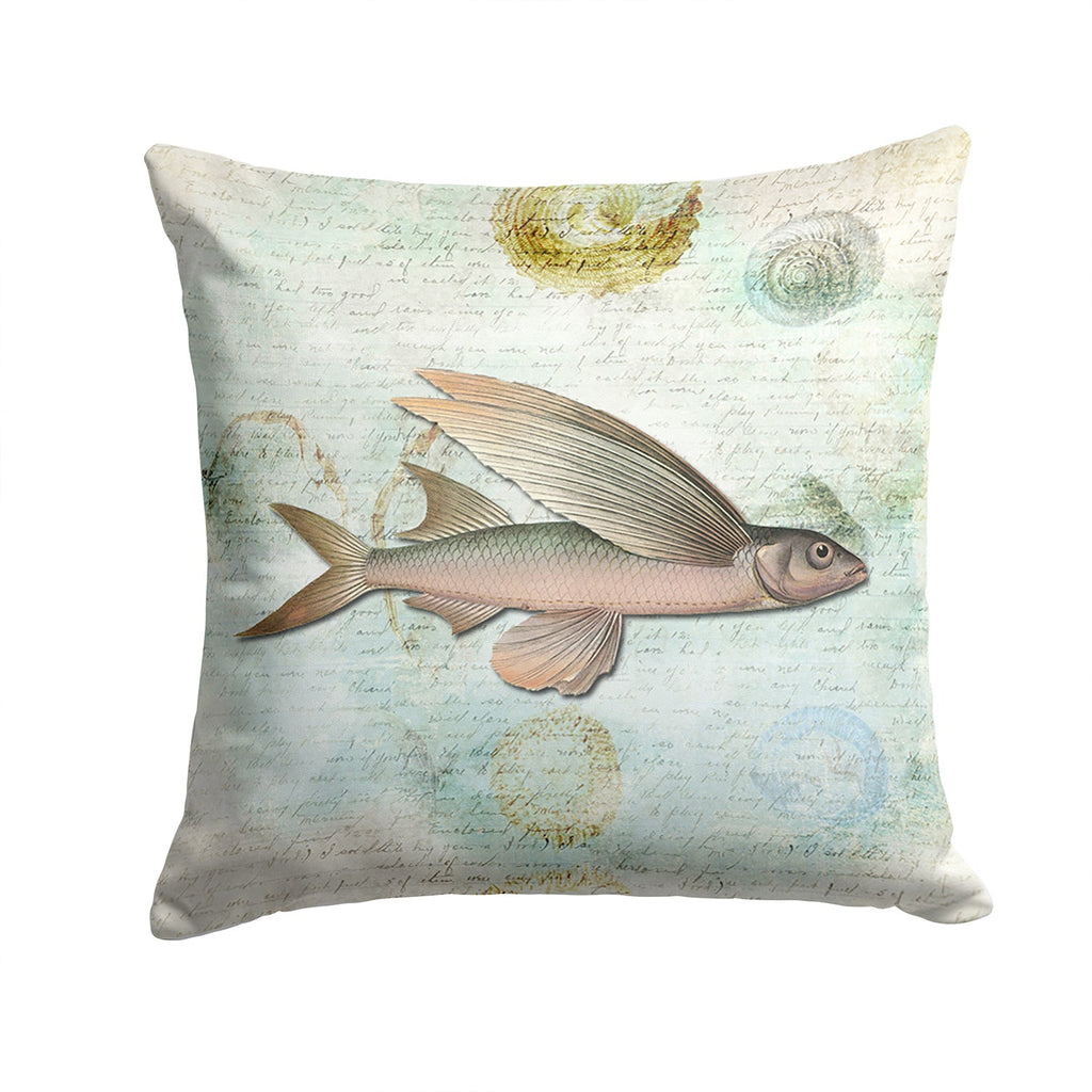 Fish Throw Pillow - 14x14 Decorative Pillow – Art for Your Home & Patio