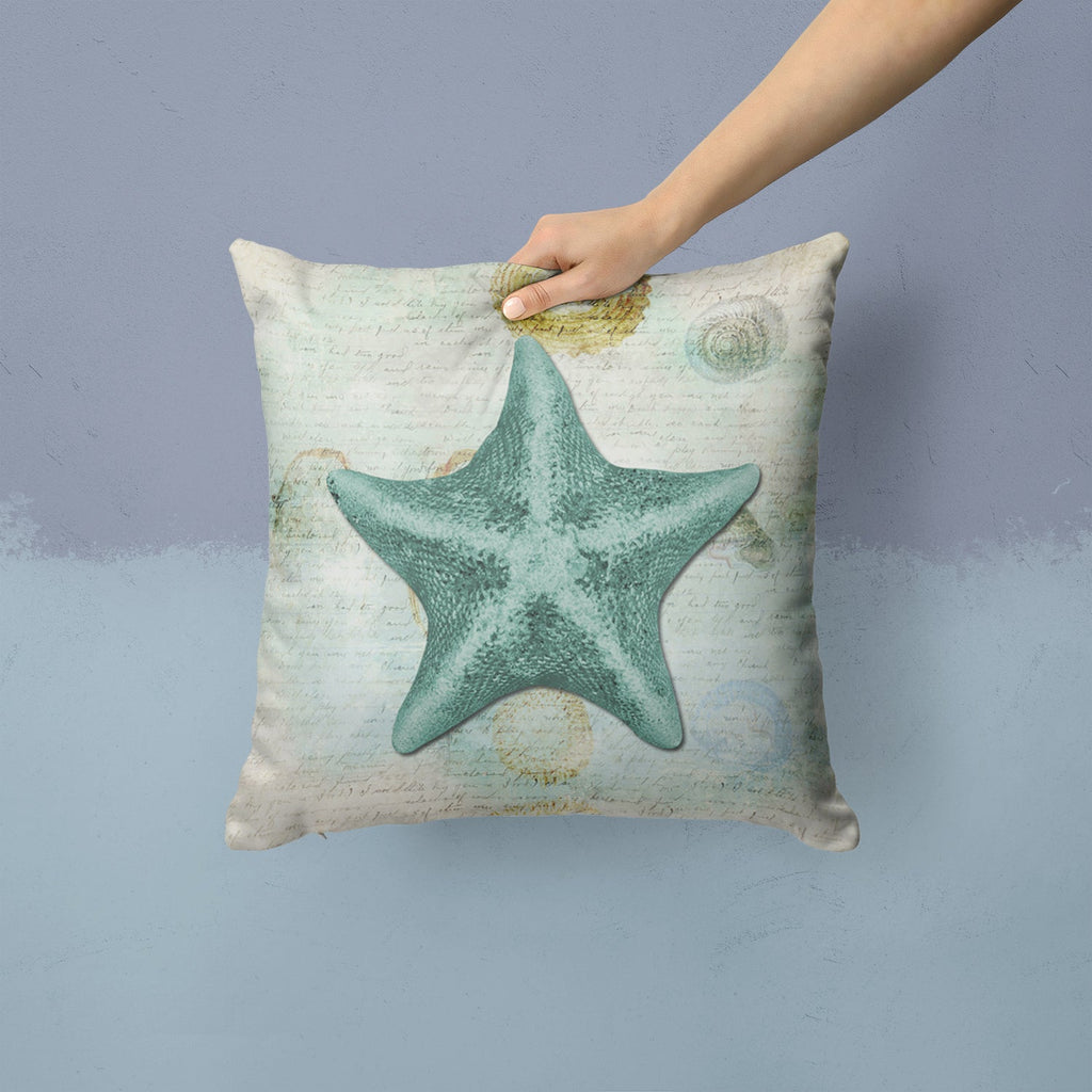 Starfish Throw Pillow - 14x14 Decorative Pillow – Art for Your Home & Patio SB3043PW1414