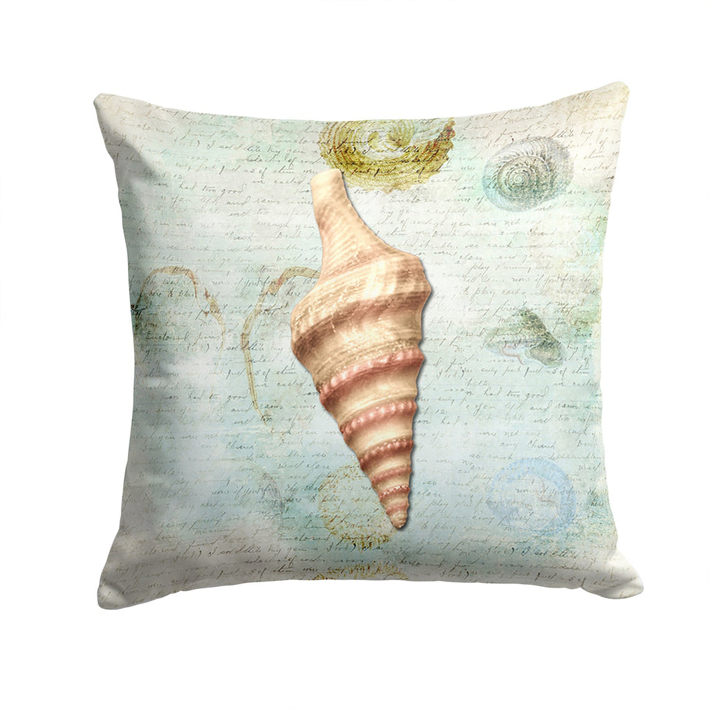 Shells Throw Pillow - 14x14 Decorative Pillow – Art for Your Home & Patio SB3049PW1414