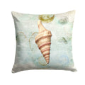 Shells Throw Pillow - 14x14 Decorative Pillow – Art for Your Home & Patio SB3049PW1414