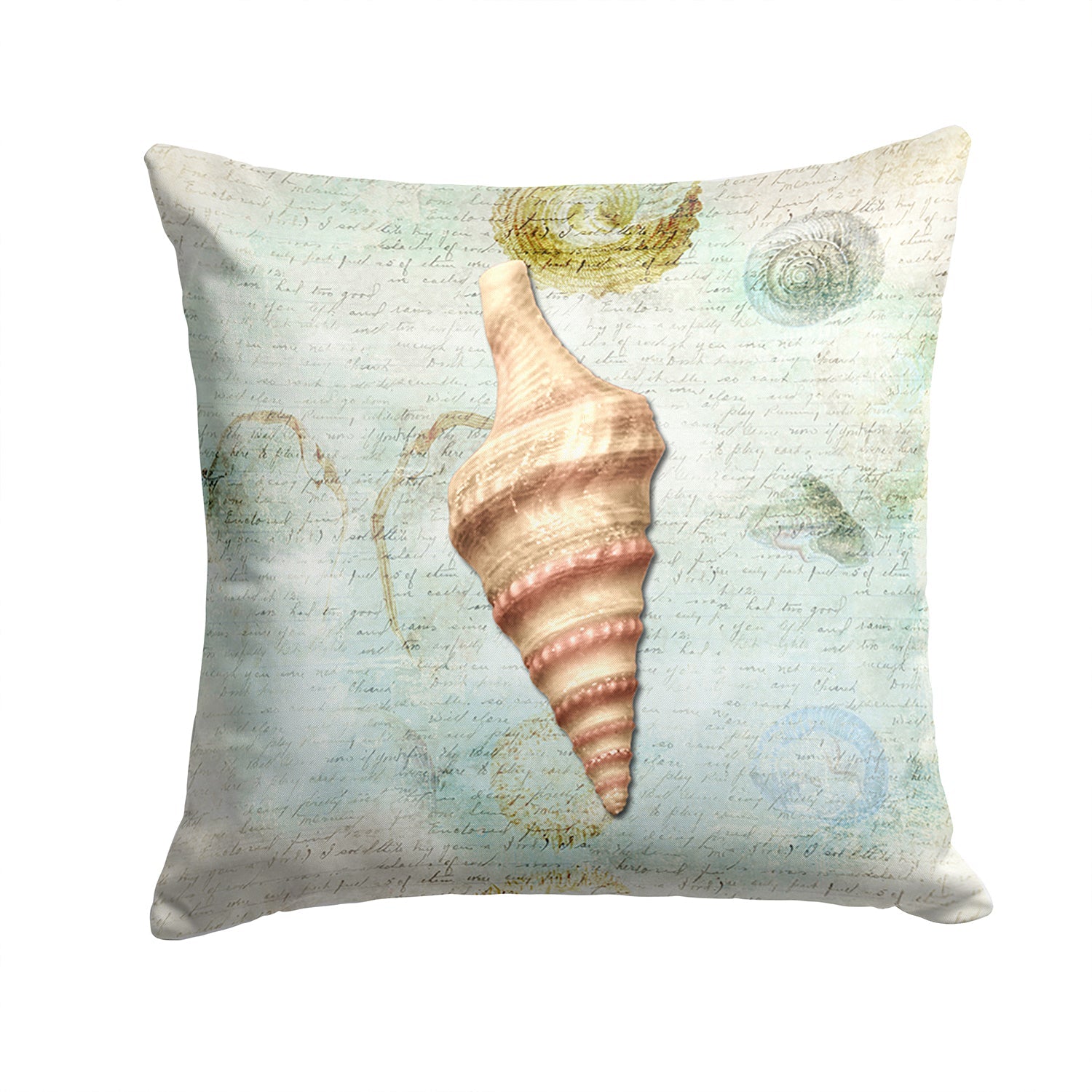 Shells Throw Pillow - 14x14 Decorative Pillow – Art for Your Home & Patio SB3049PW1414
