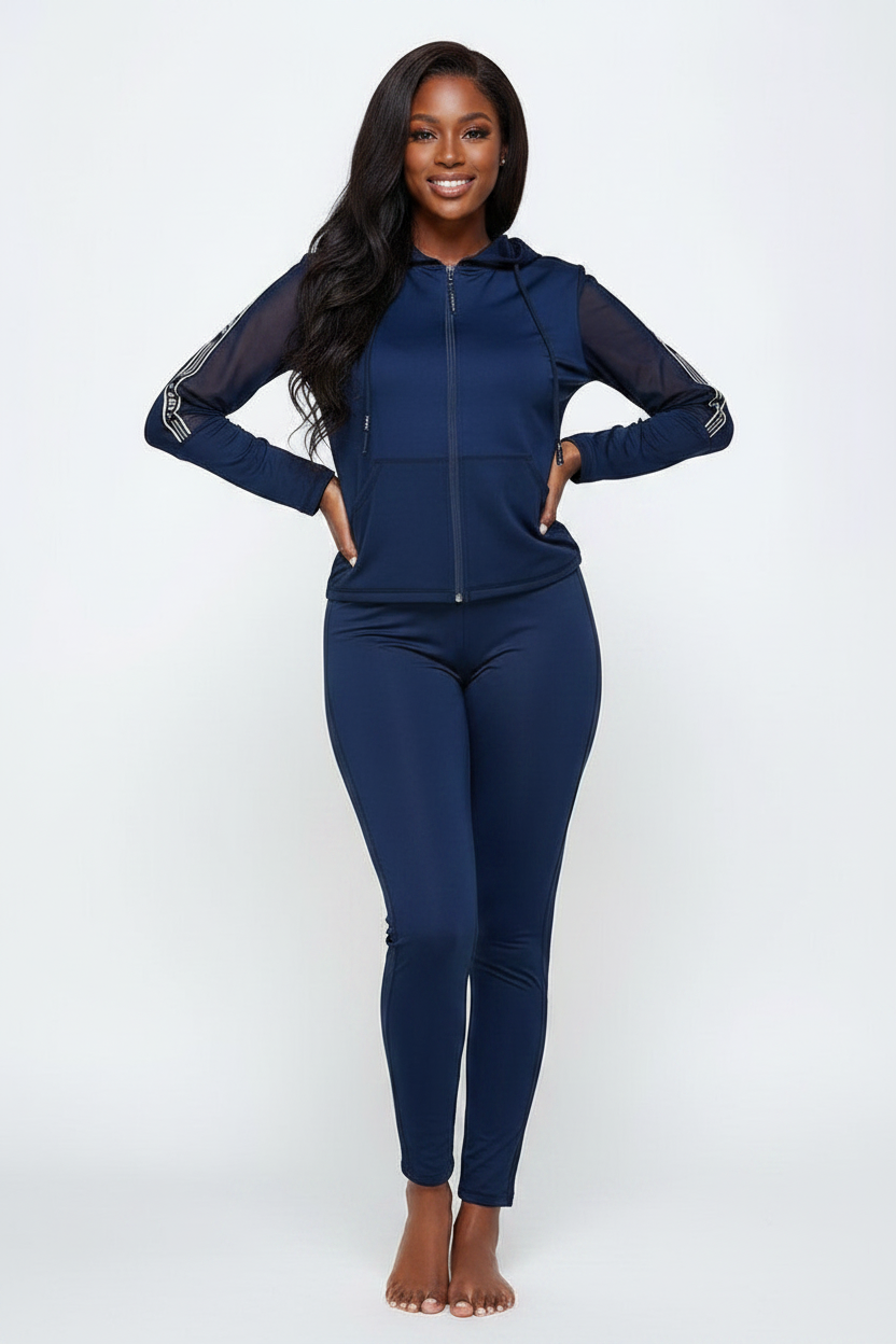 Navy “Love” Track Set