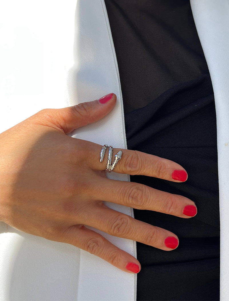 YEAR OF THE SNAKE Ring | 18K Gold Over Sterling Silver