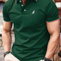Men's 100 cotton summer casual fashion loose plus size sailboat
