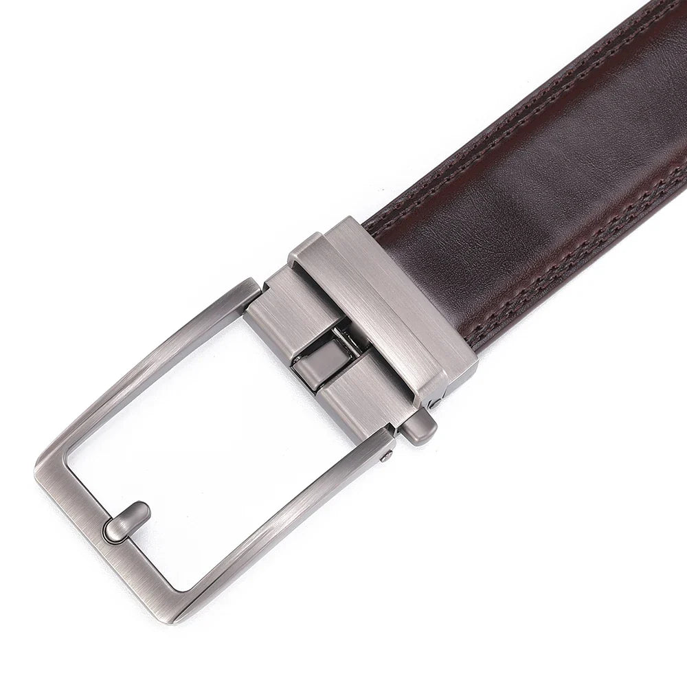 Men Luxury Buckle Genuine Leather Belt