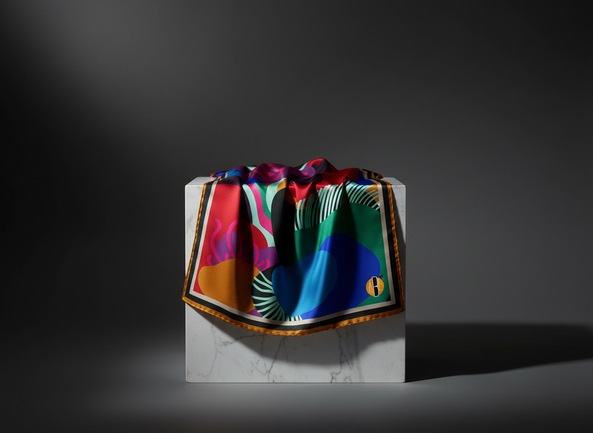 ABEILLE CREATIONS-Sadiya Design (Silky Scarf)