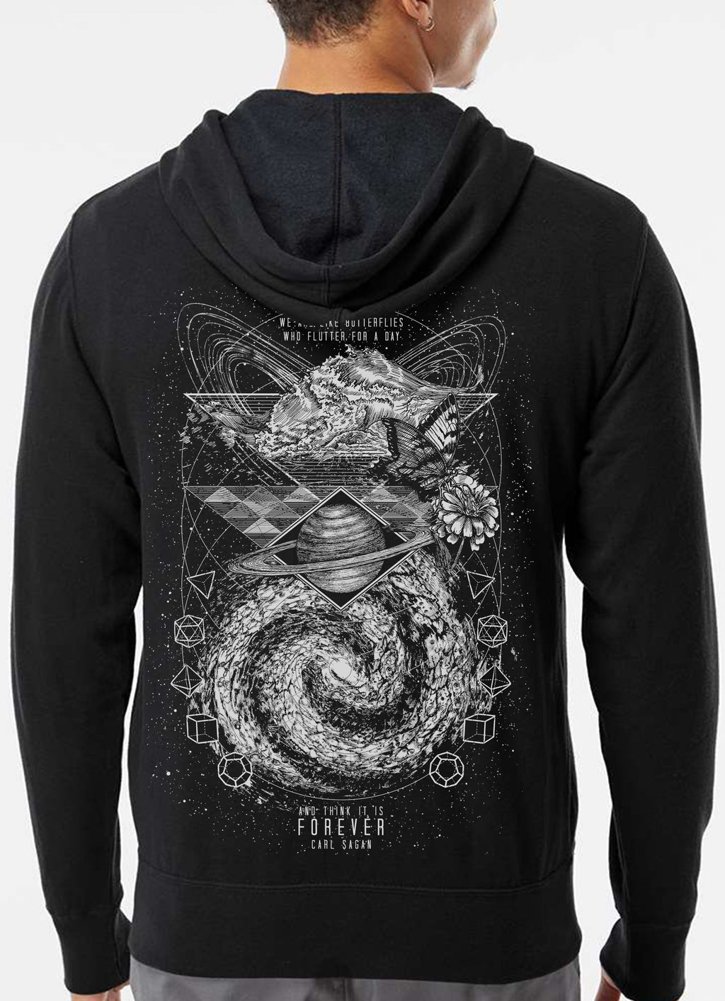 Sagan Quote Hoodie