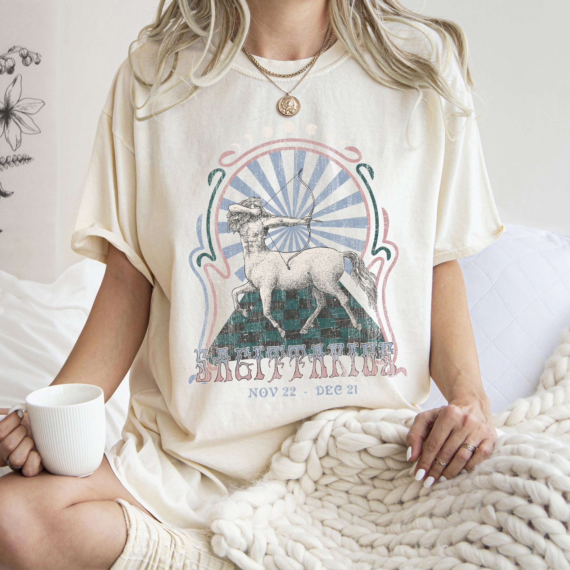 Sagittarius Zodiac Comfort Colors Tees, Horoscope, Astrology