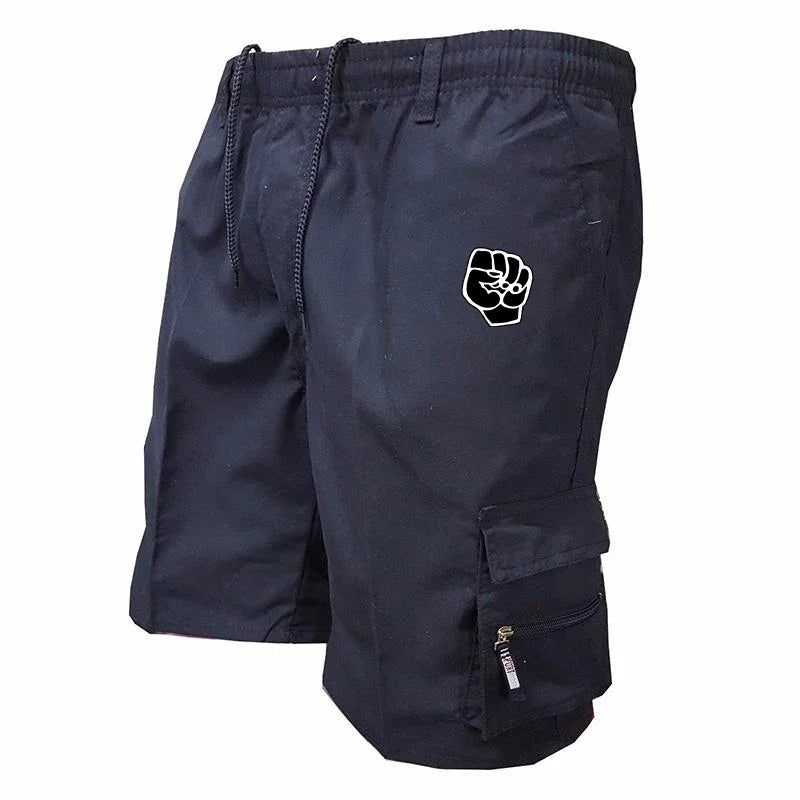 Men's Cargo Shorts Bermuda Cotton Multi-pocket Casual Outdoor Short Pants