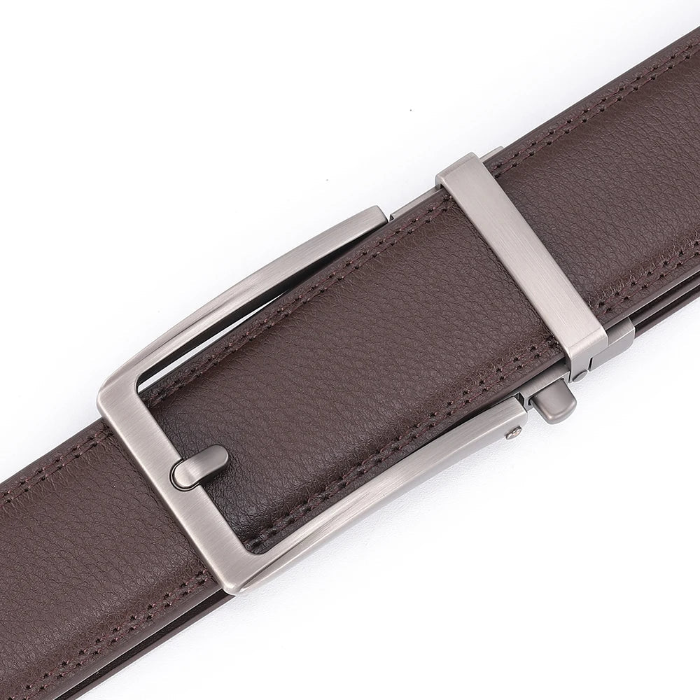 Men Luxury Buckle Genuine Leather Belt