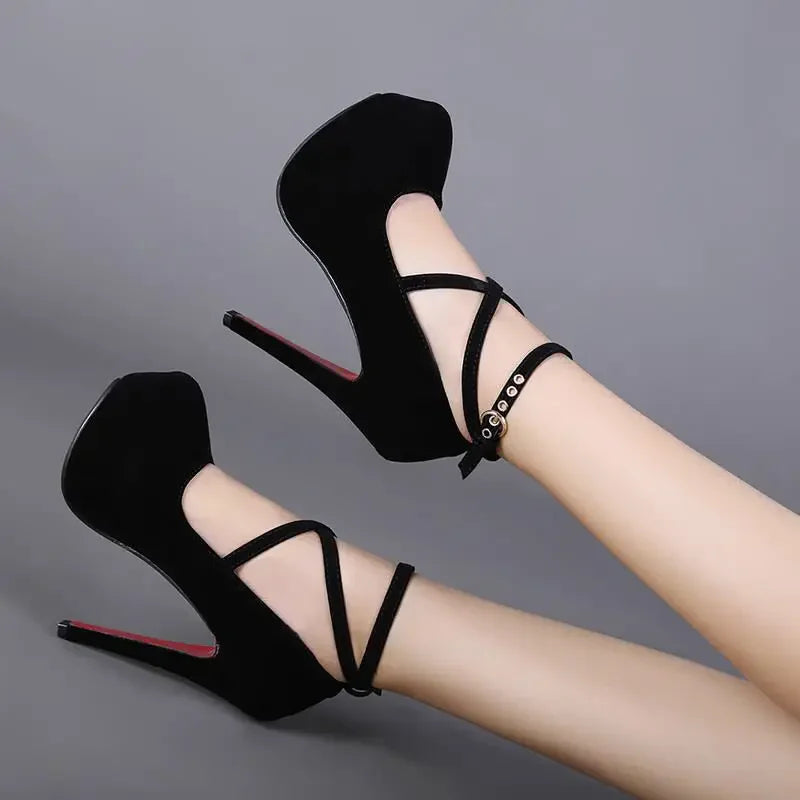 Sexy Classic High Heels Women's Sandals Summer Shoes Ladies Strappy