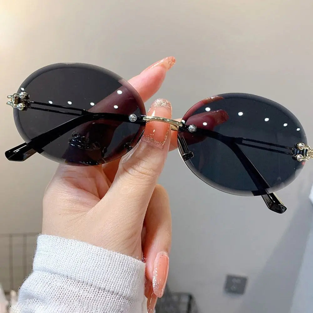 Cheetah Sun Glasses Shades Double Bridge Gradient UV400 Eyewear