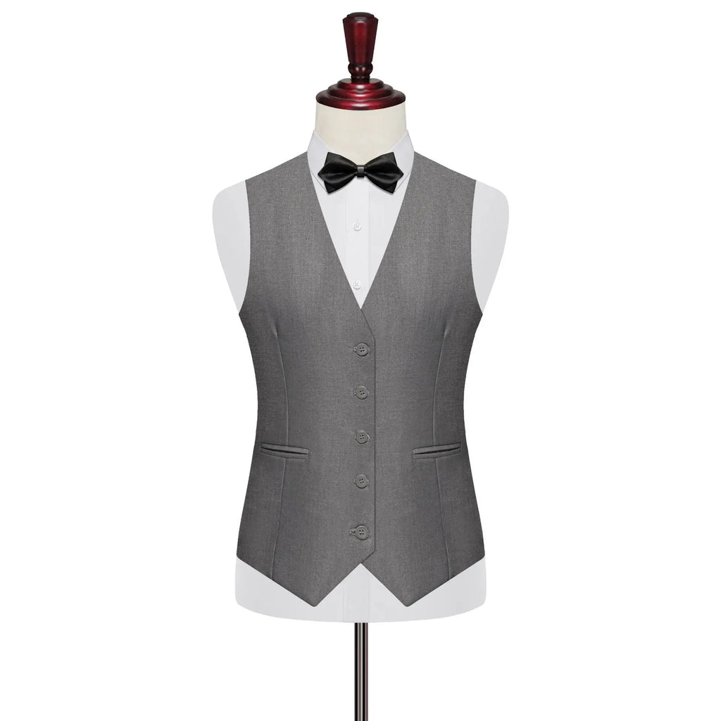 7XL 8XL Plus Size Slim Suit Vest Business Men's Dress Vest Fashion Solid Single Breasted V-neck Formal Waistcoats